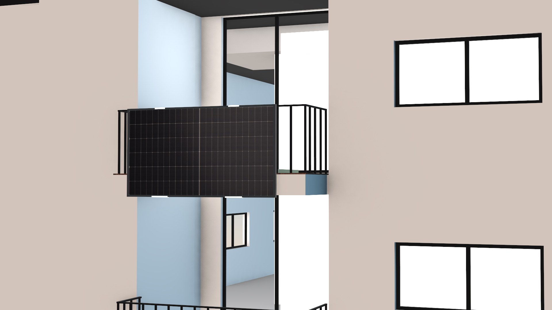 Balcony mounting system